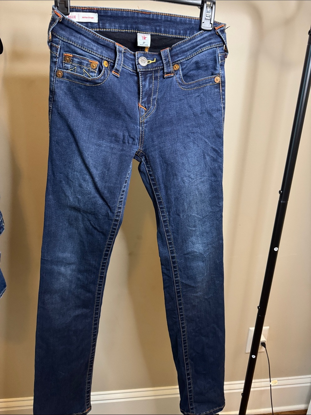 True Religion Women's Skinny Jeans in Indigo Blue